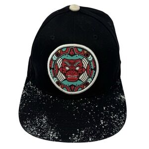 RS1NE Baseball Cap Rise As One Splatter Streetwear Totem Face Black Culture